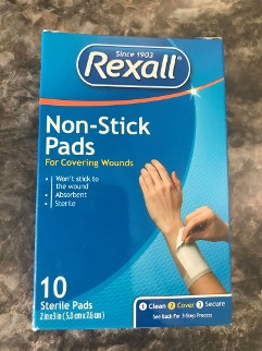 Non stick wound pad