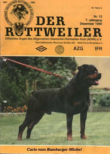 CARLO VOM HAMBERGER MICHAEL DER ROTTWEILER