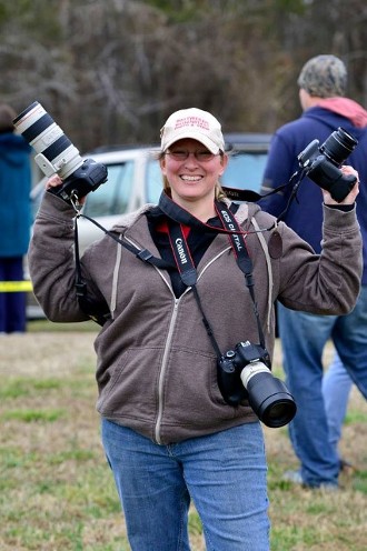 rosann entley with cameras